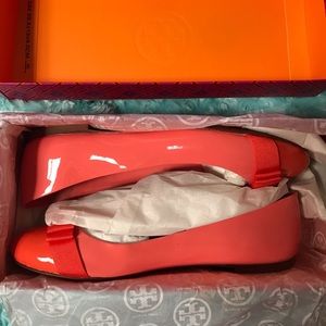 Tory Burch Trudy Ballet soft patent calf